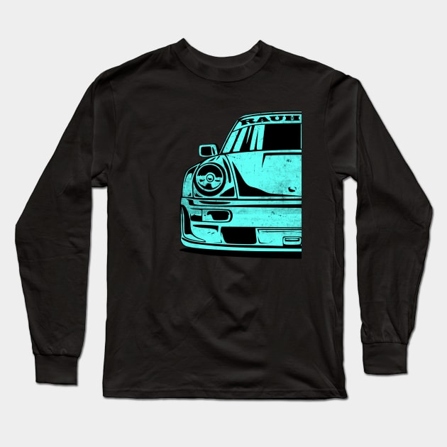 Classic 911 964 RWB JDM Race Car Long Sleeve T-Shirt by Automotive Apparel & Accessoires